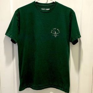 Men’s Vans Dark Green Short Sleeve T-Shirt